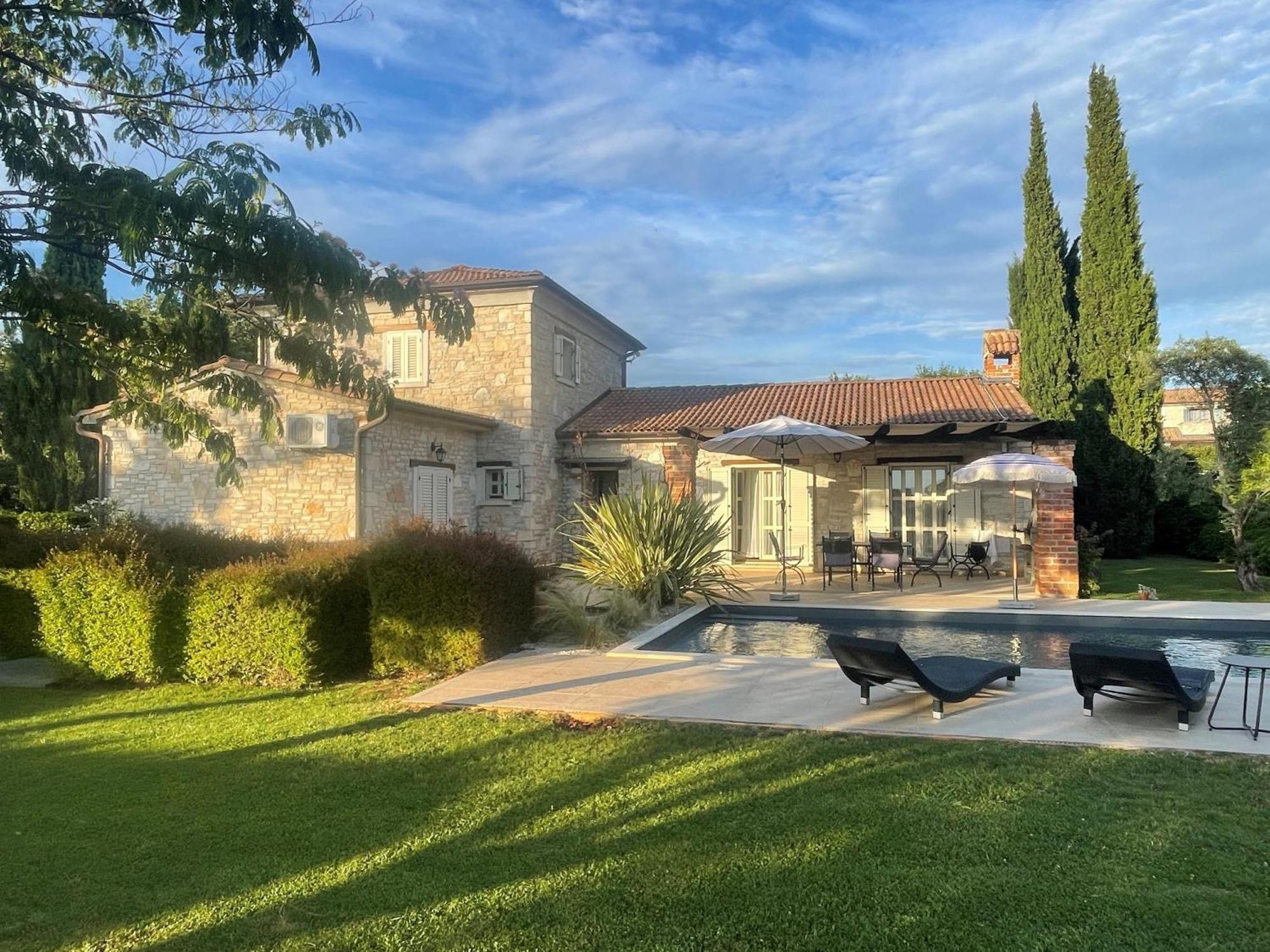Sveti Lovreč Pazenatički Villa Melissa - Istrisches Steinhaus Mit Pool In Guter Lage מראה חיצוני תמונה