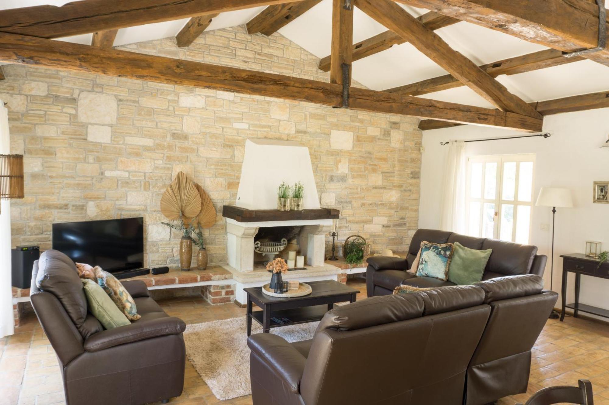 Sveti Lovreč Pazenatički Villa Melissa - Istrisches Steinhaus Mit Pool In Guter Lage מראה חיצוני תמונה