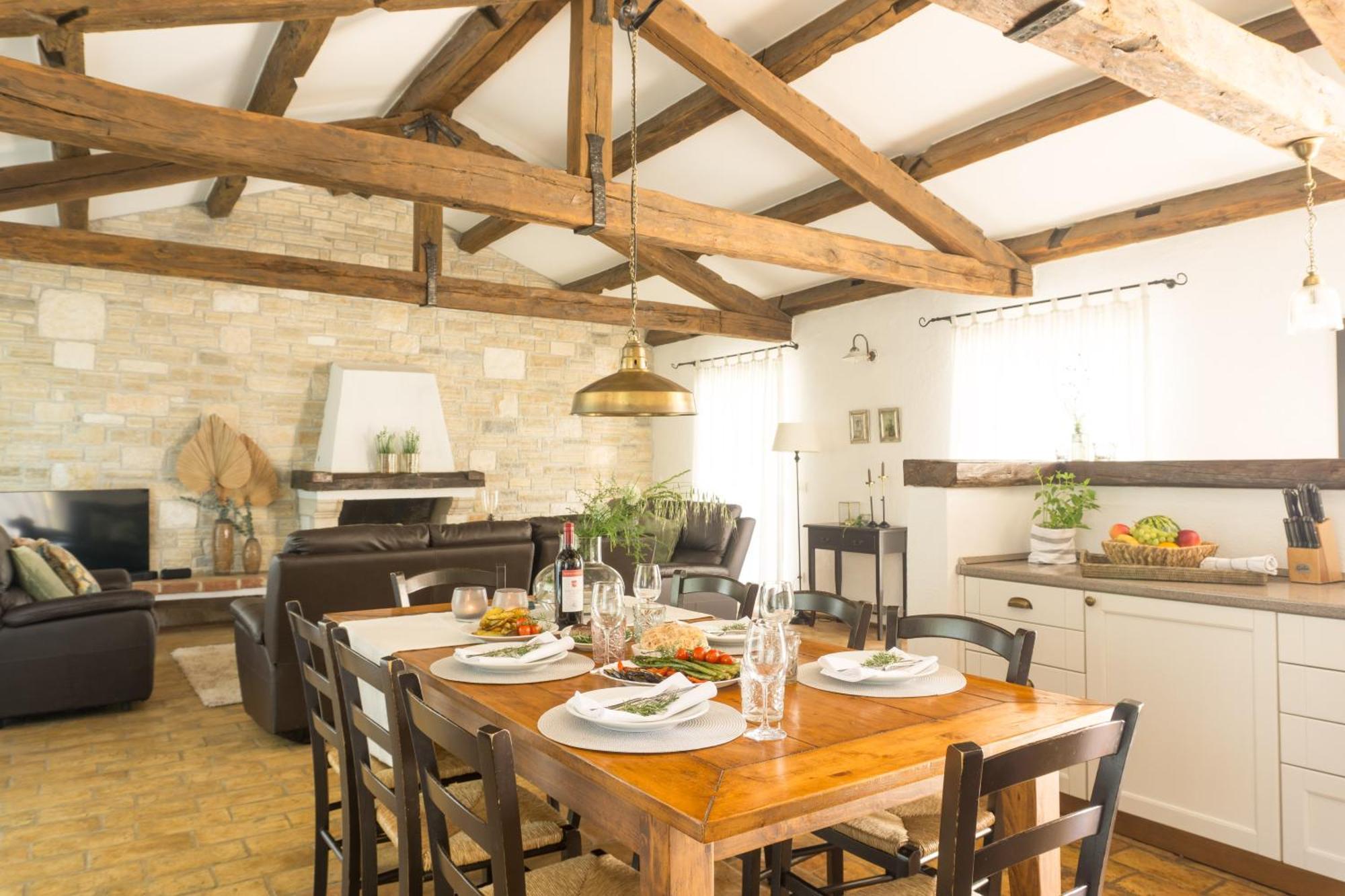 Sveti Lovreč Pazenatički Villa Melissa - Istrisches Steinhaus Mit Pool In Guter Lage מראה חיצוני תמונה